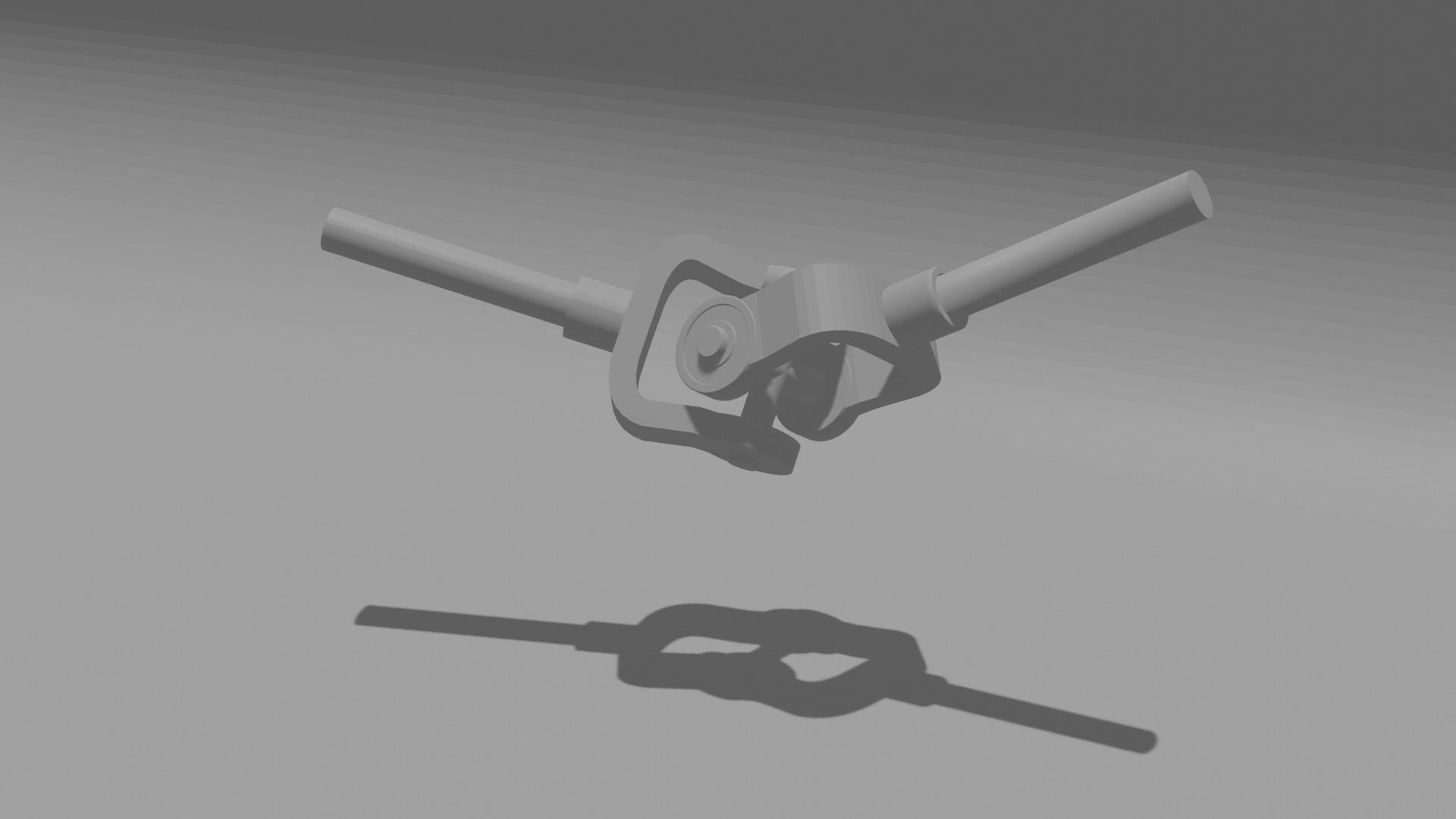 Cardan shaft 3D model_2