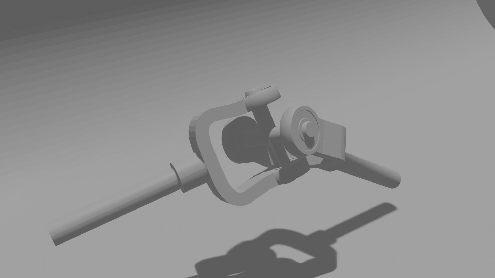 Cardan shaft 3D model_1