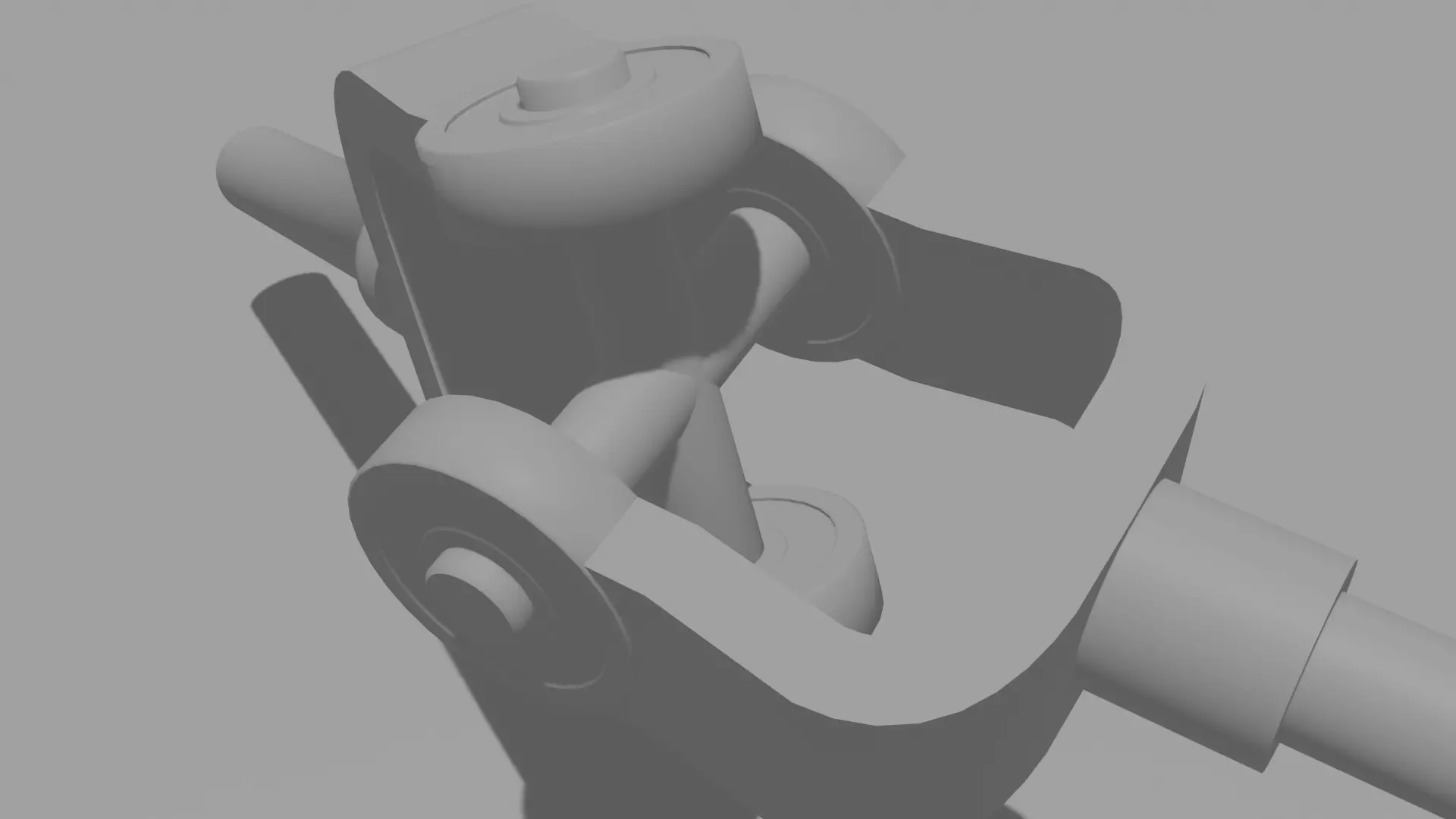 Cardan shaft 3D model_0