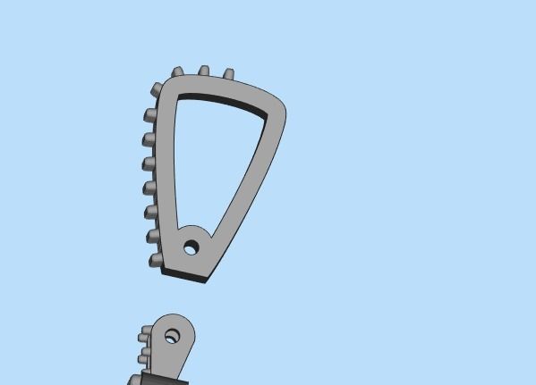 pendant with a lion 3D print model_54