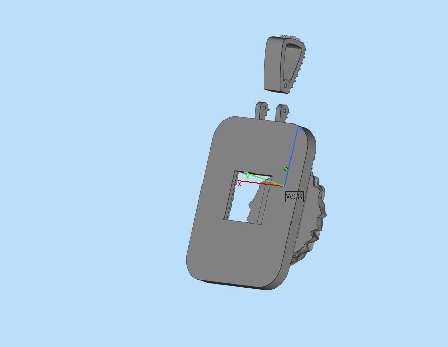 pendant with a lion 3D print model_40