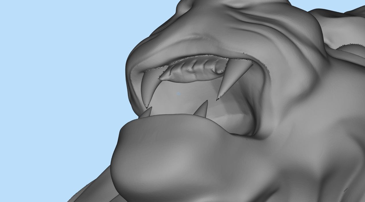 pendant with a lion 3D print model_48