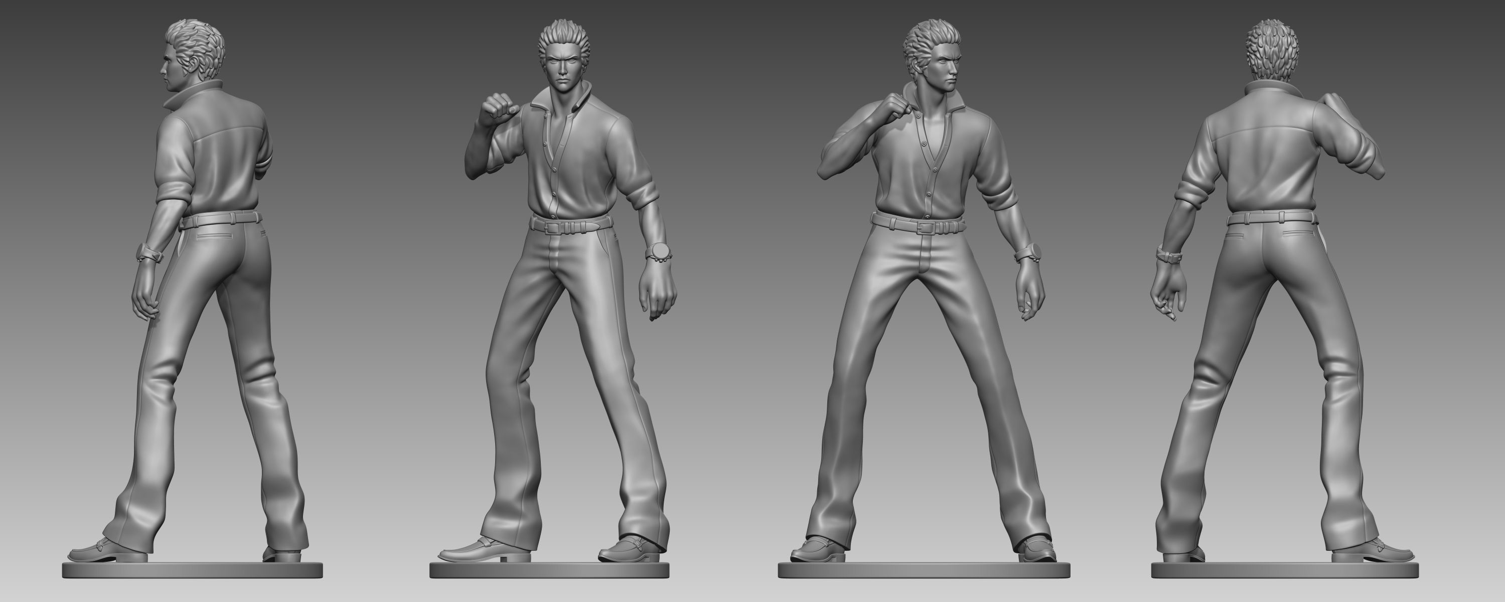 Kazuma Kiryu 3D print model_10