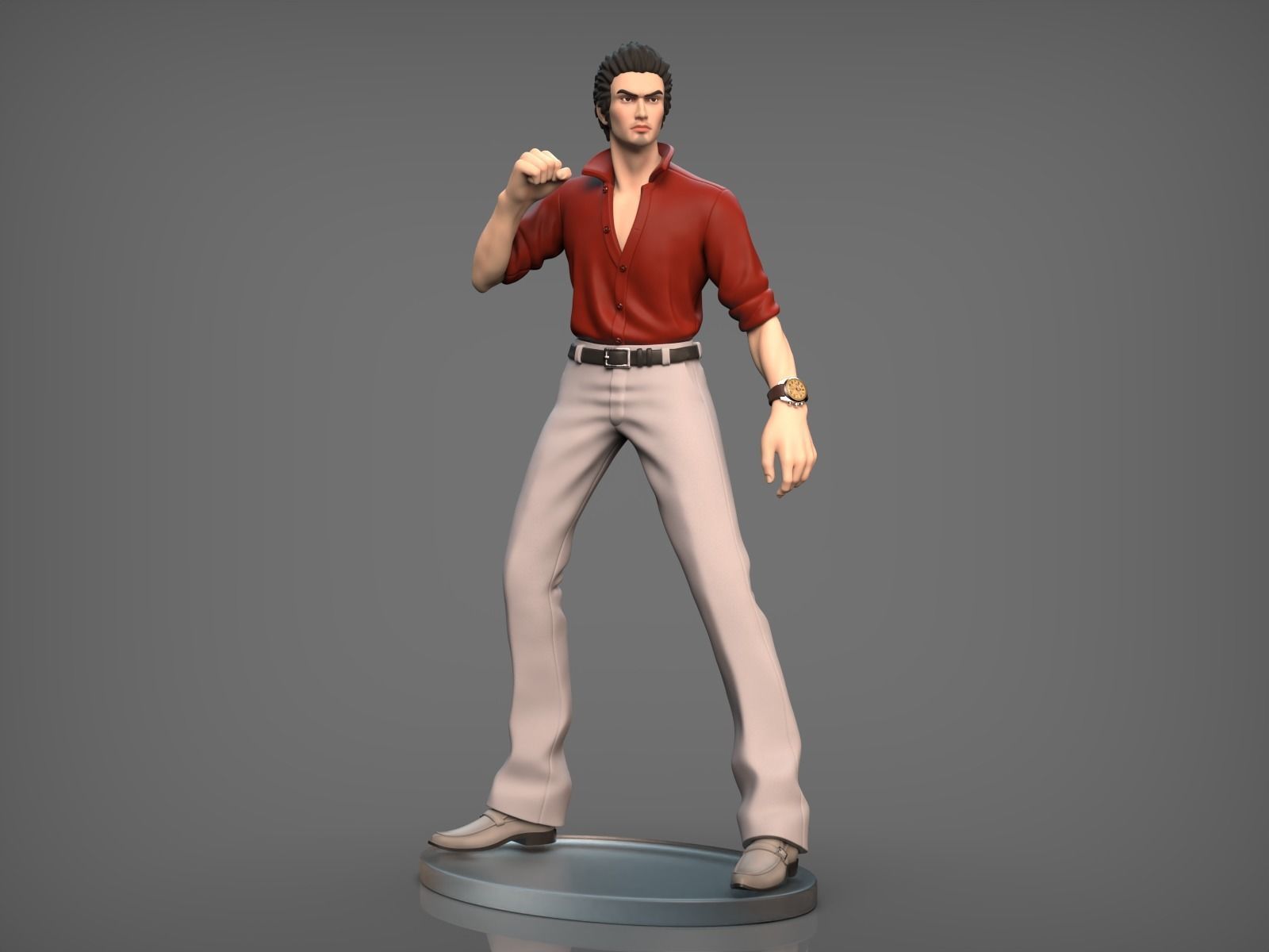 Kazuma Kiryu 3D print model_0