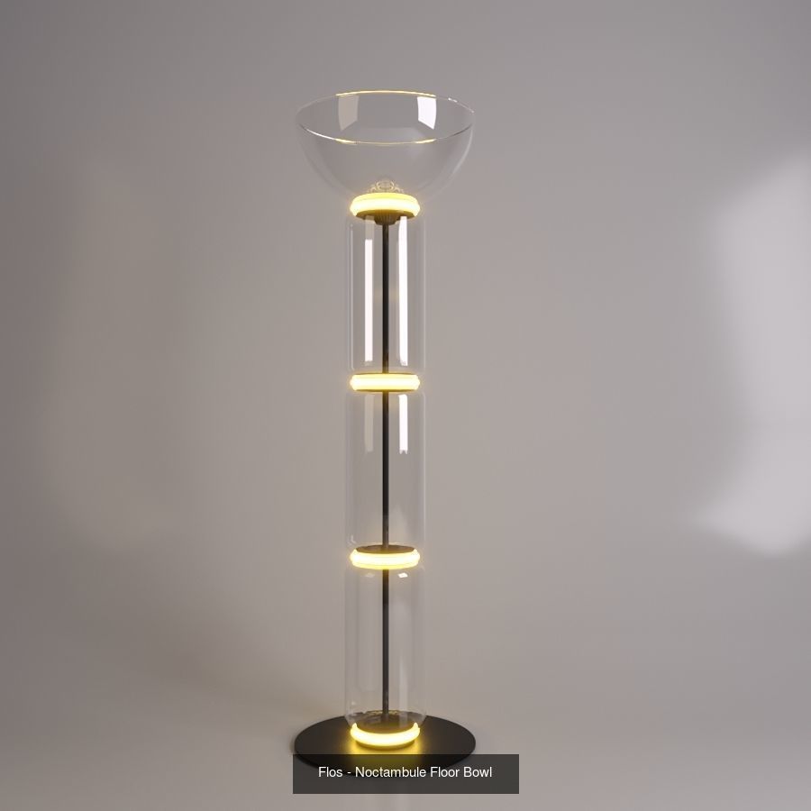 Flos - Noctambule 3D Model Collection_3