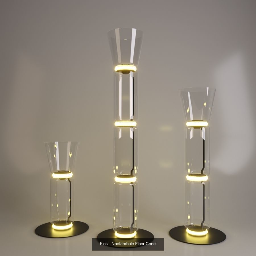 Flos - Noctambule 3D Model Collection_1