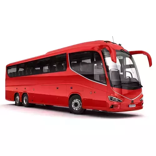 Tour Bus 6X2 3D model
