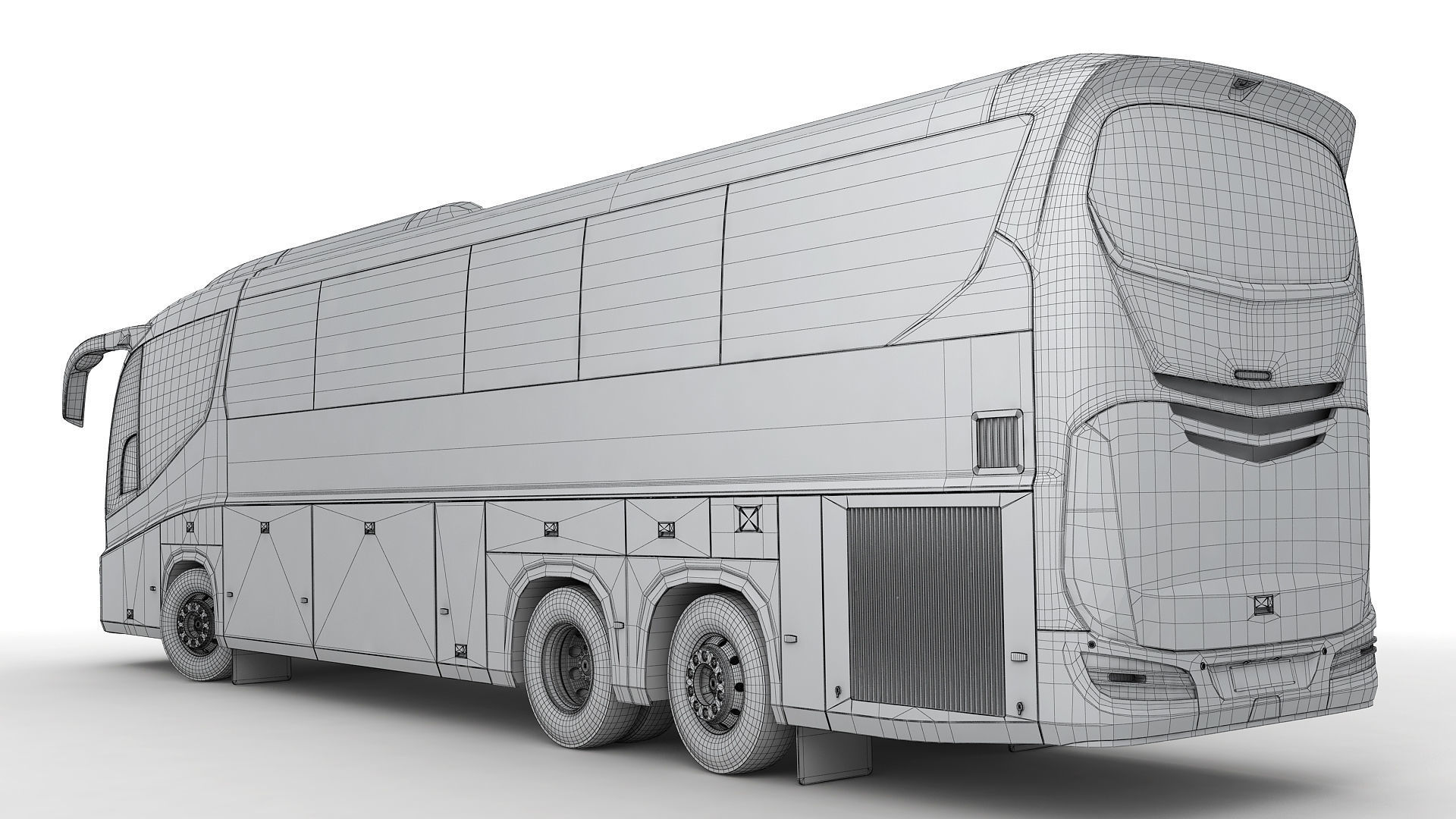 Tour Bus 6X2 3D model_24