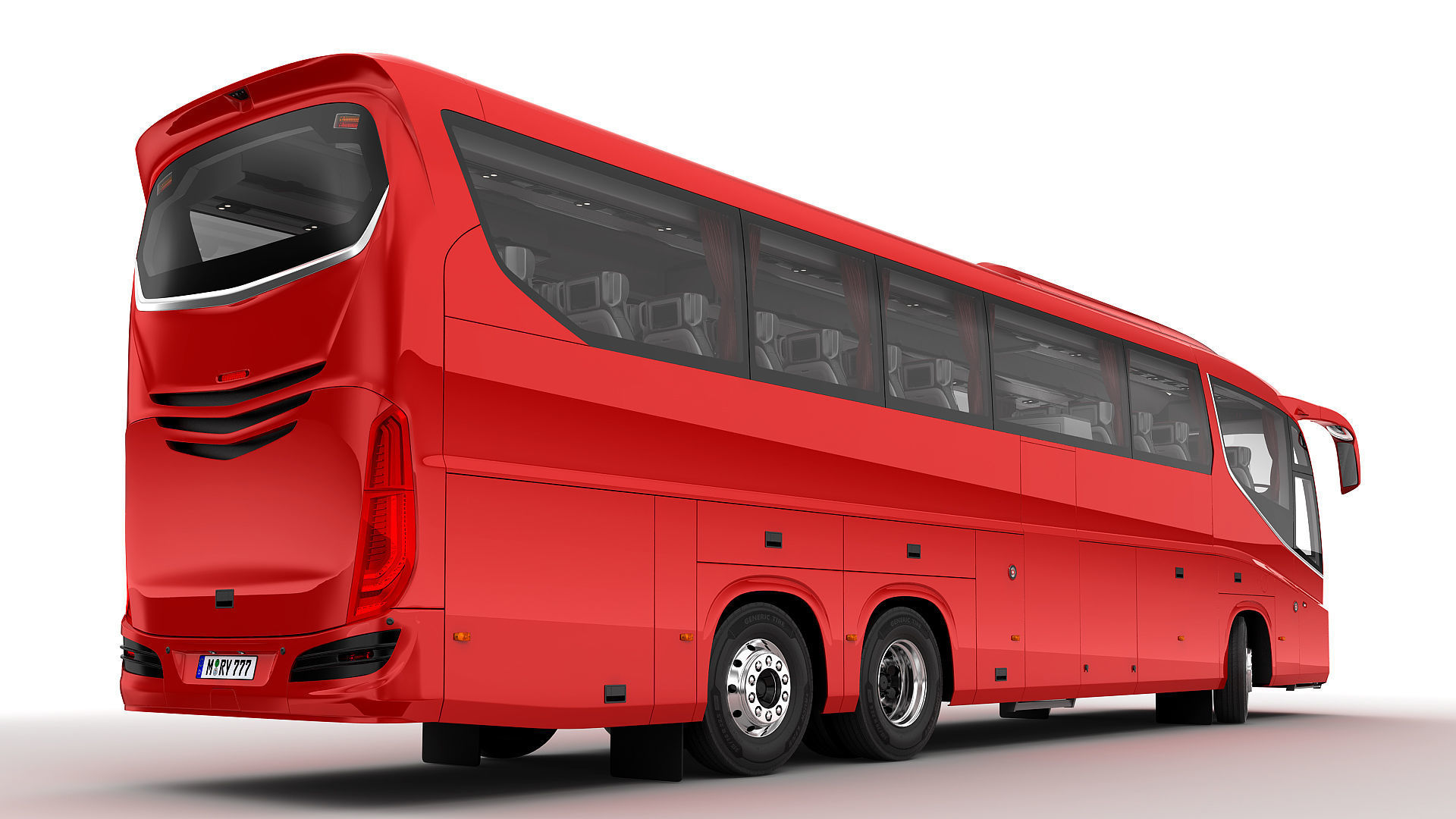 Tour Bus 6X2 3D model_10
