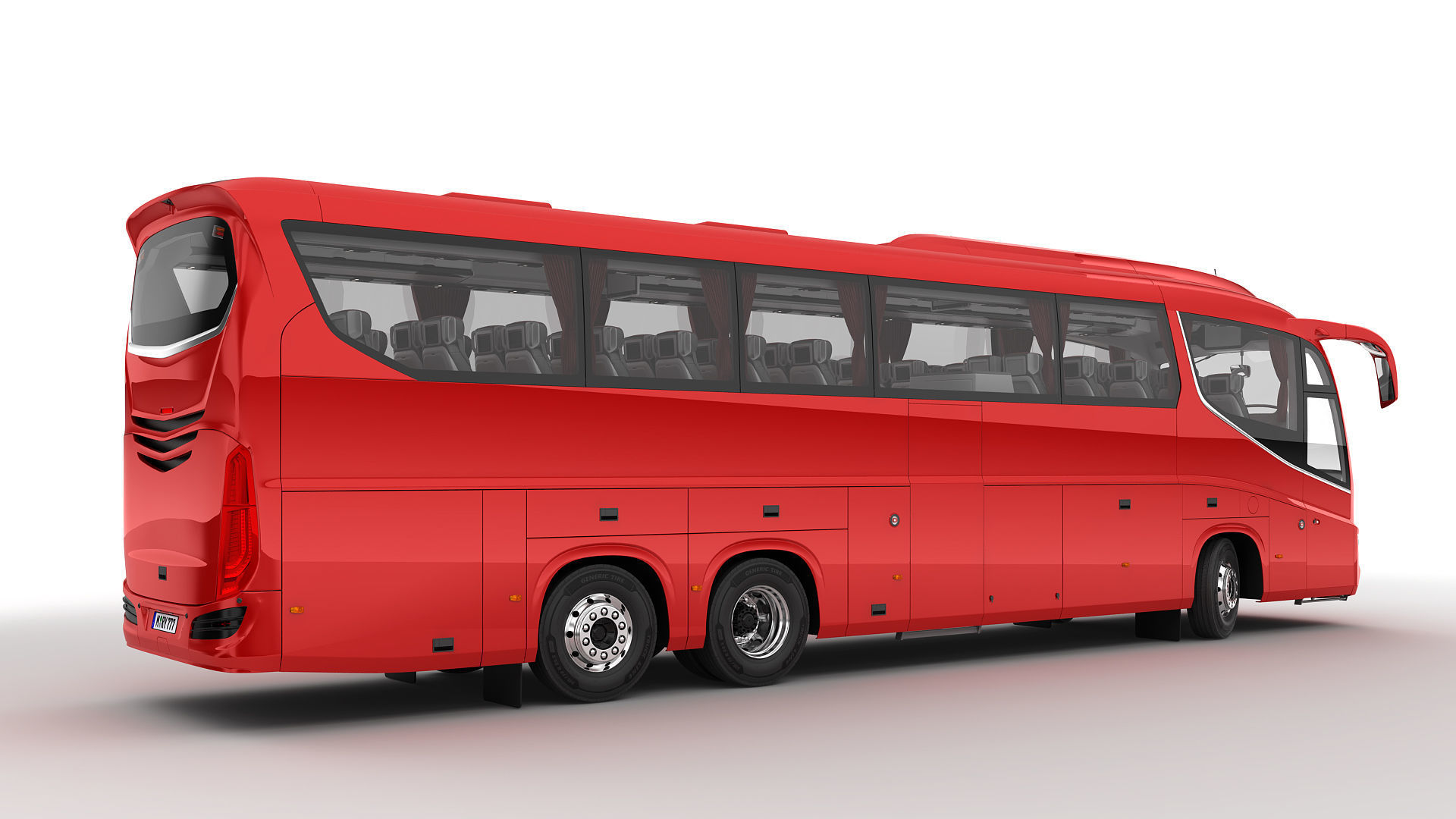 Tour Bus 6X2 3D model_7
