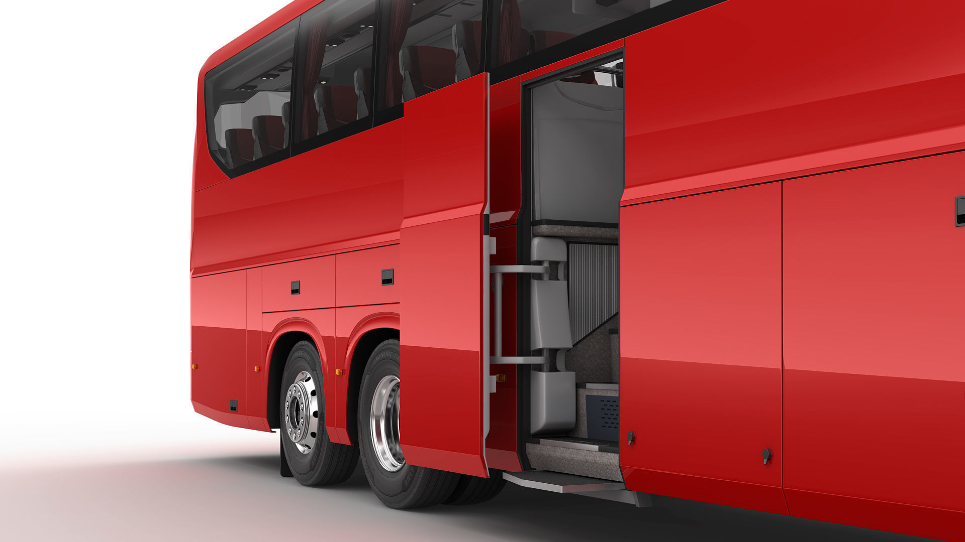 Tour Bus 6X2 3D model_9