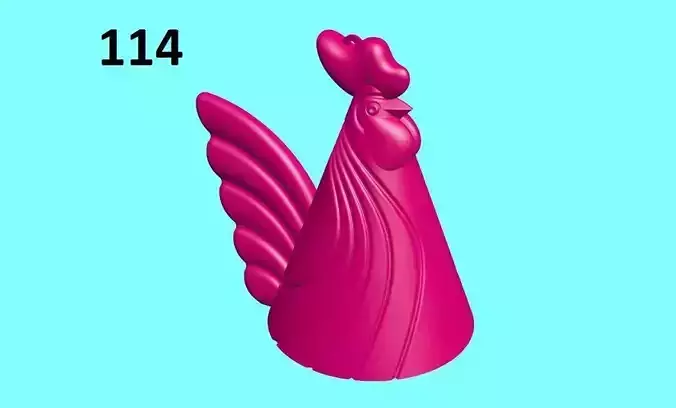 PACK114 rooster