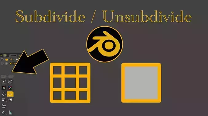 Subdivide addon for Blender 3D model