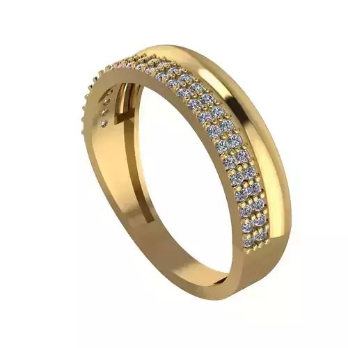 mirror side Wedding Ring 