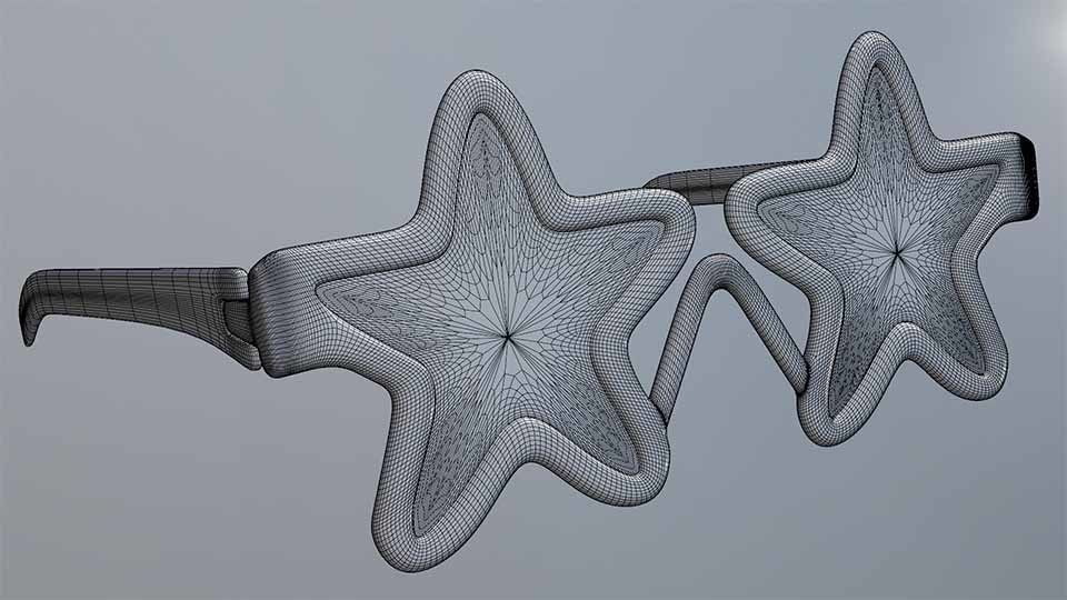 Decorated shelf 3D model_28