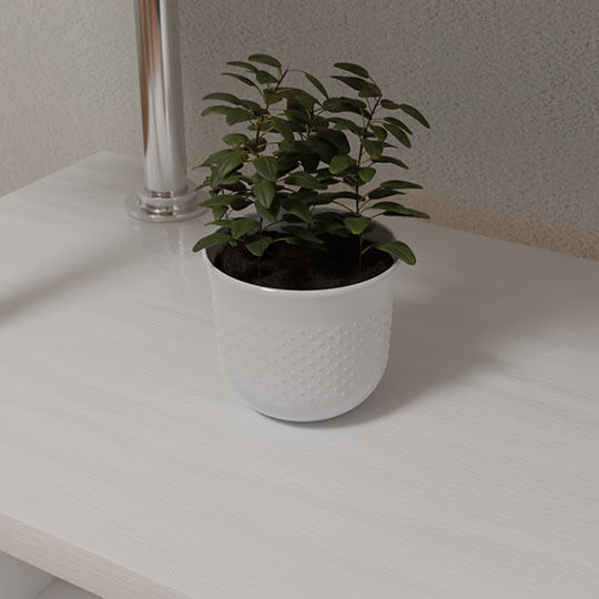 Decorated shelf 3D model_17