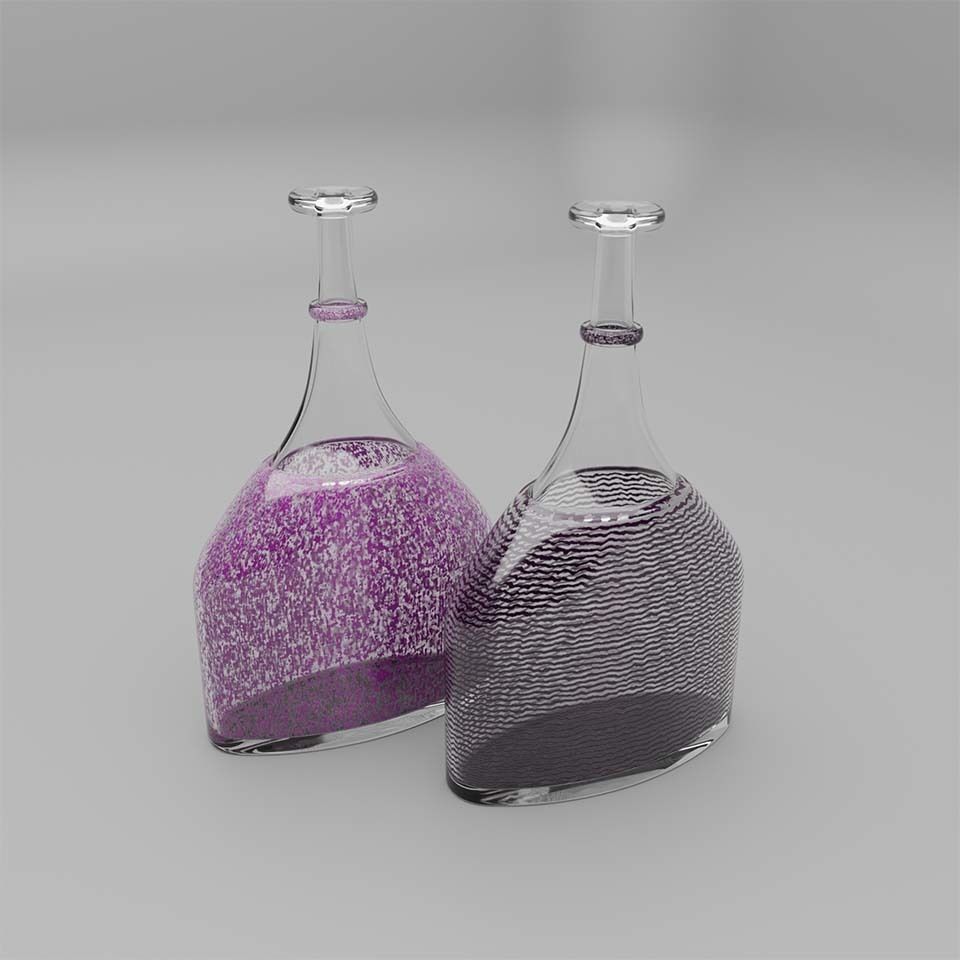 Decorated shelf 3D model_14