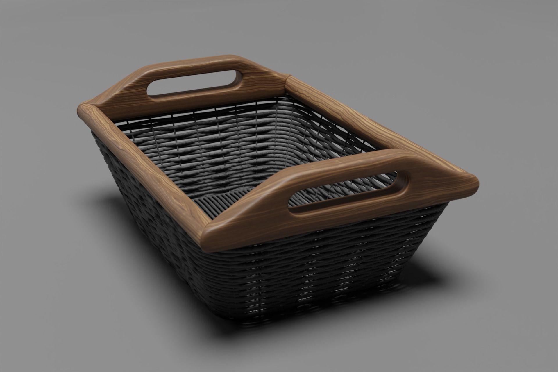 Decorated shelf 3D model_6