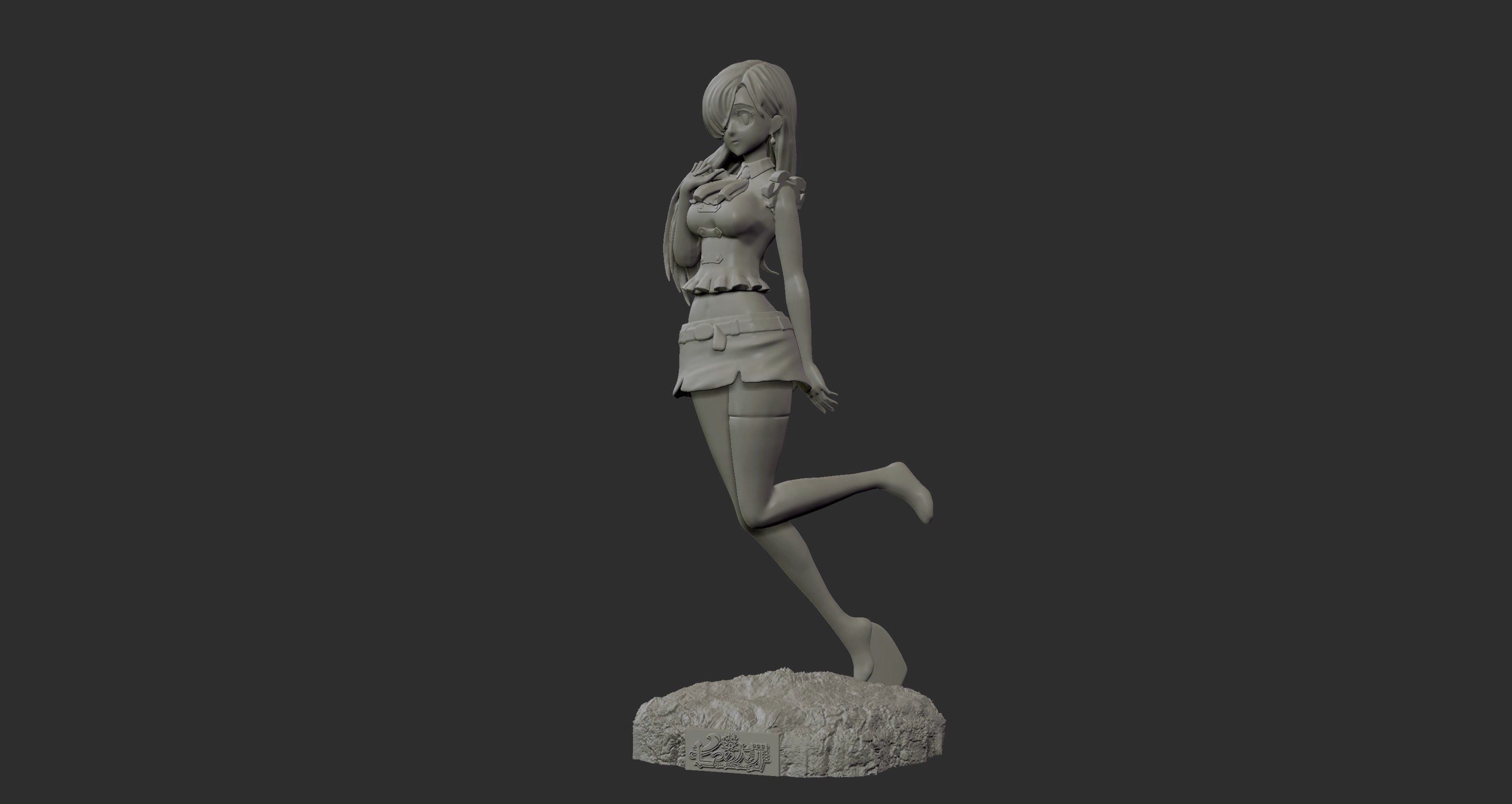 Seven Deadly Sins Elizabeth Liones 3d Print figure 3D print model_4