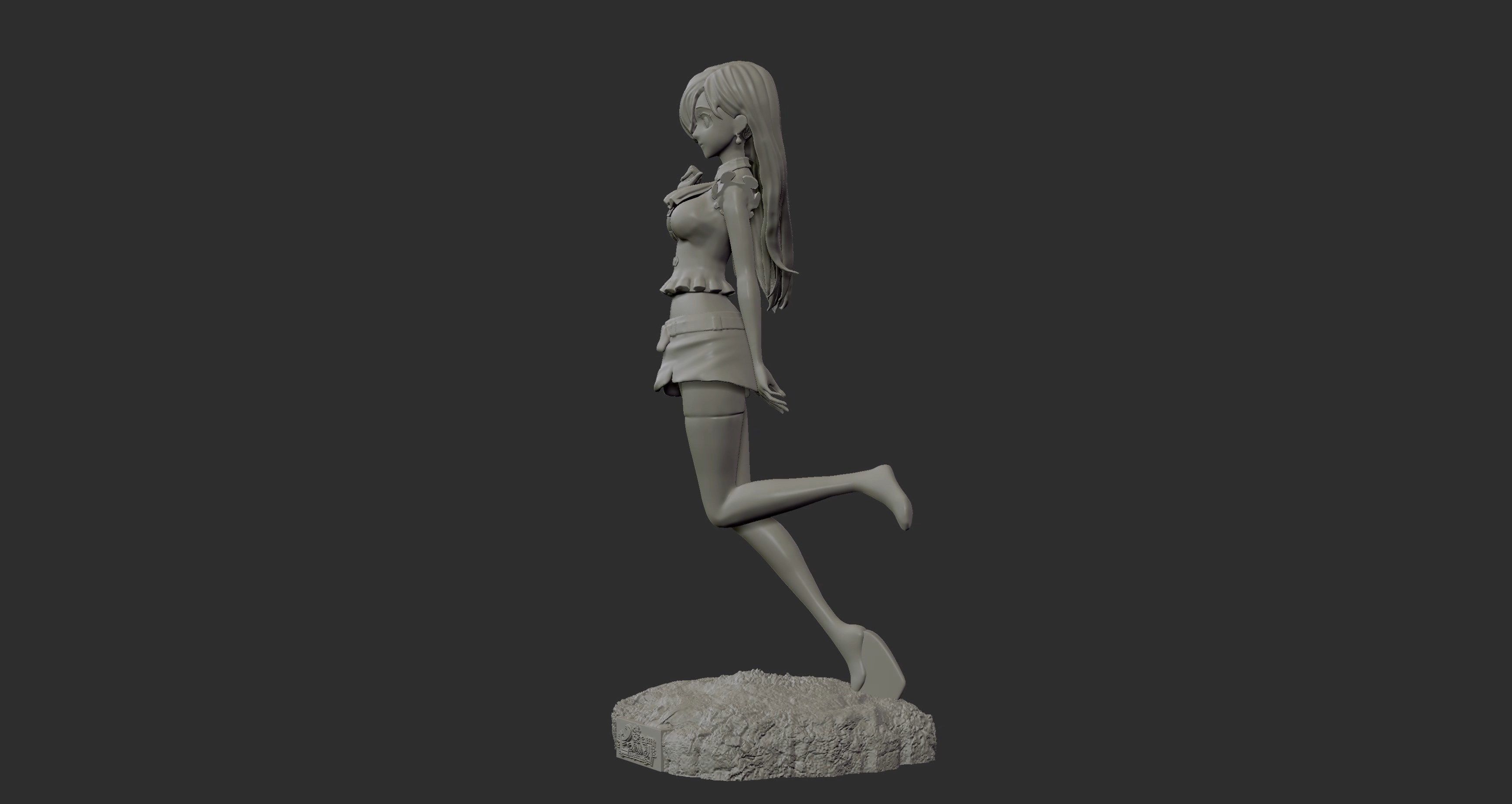 Seven Deadly Sins Elizabeth Liones 3d Print figure 3D print model_7