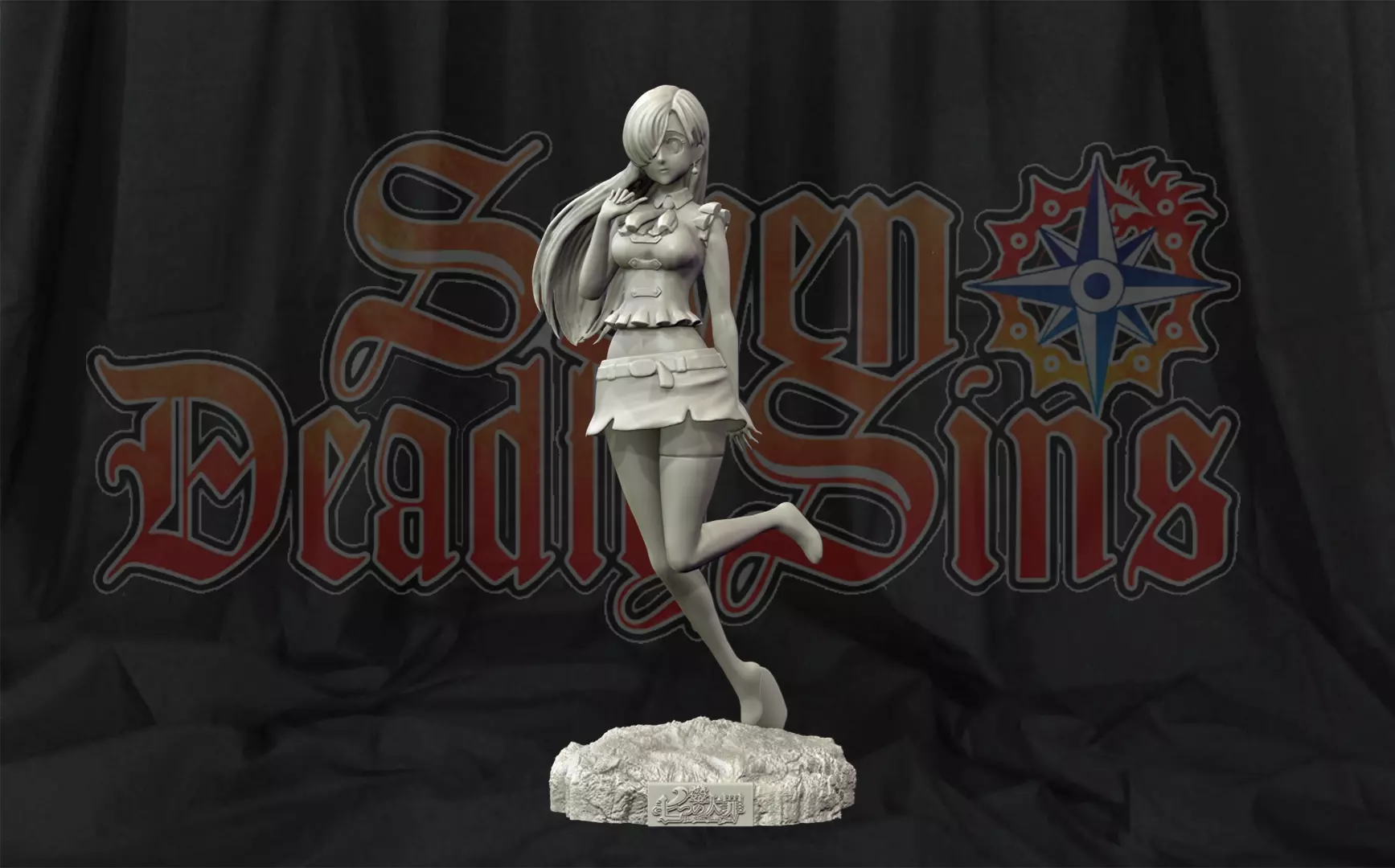 Seven Deadly Sins Elizabeth Liones 3d Print figure 3D print model_0