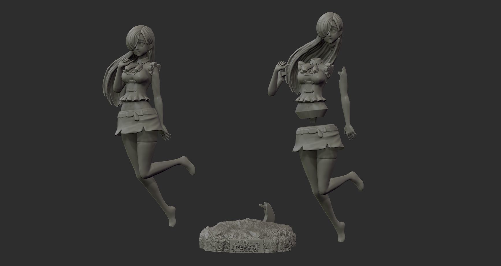 Seven Deadly Sins Elizabeth Liones 3d Print figure 3D print model_2