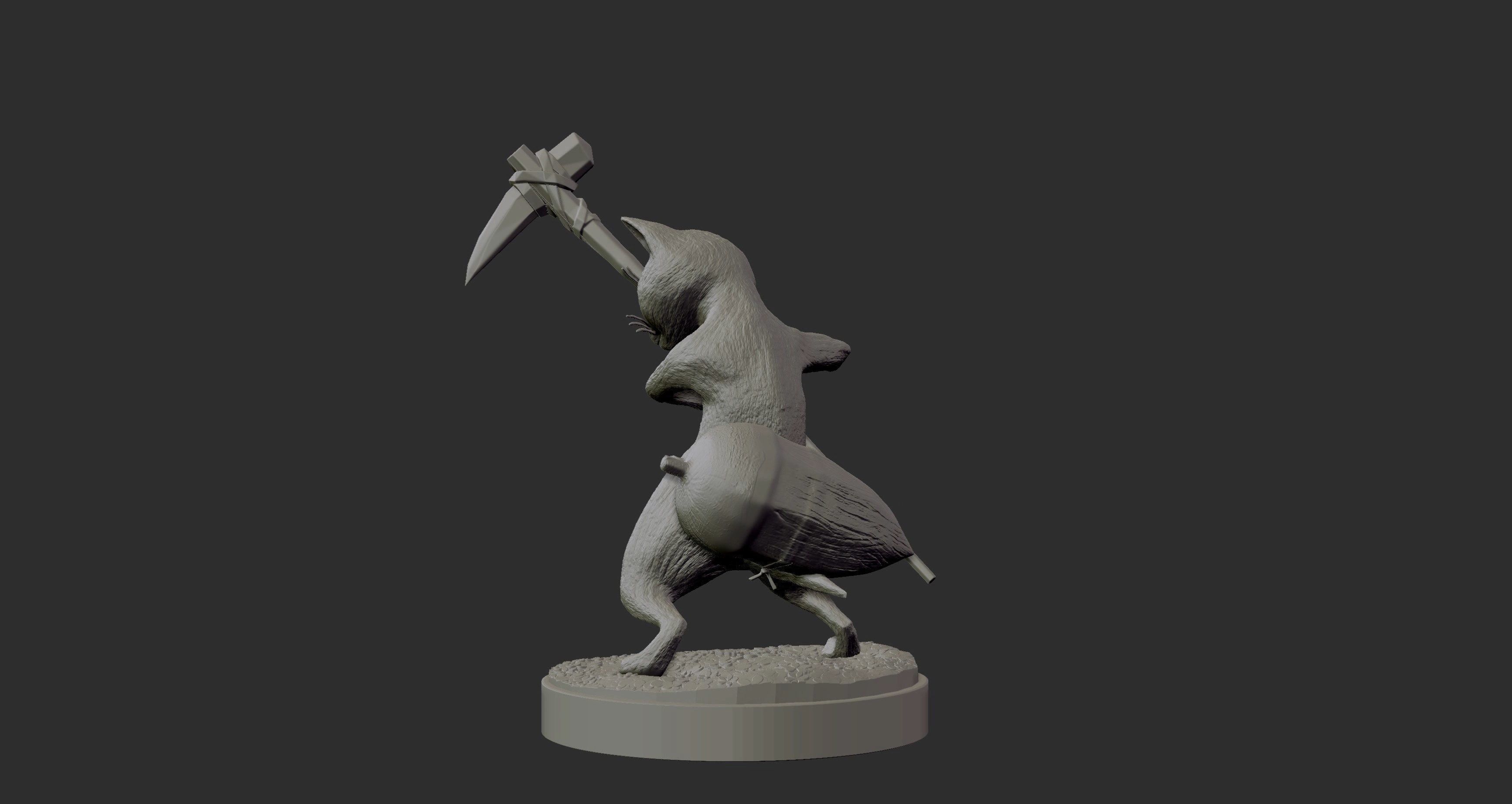 Monster Hunter Felyne 3d Print Figure 3D model 3D printable | CGTrader