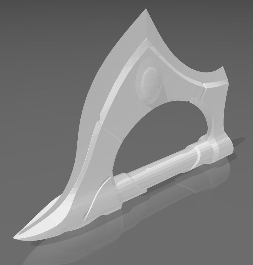 Genesis Arc Melee Knife 3D print model_3