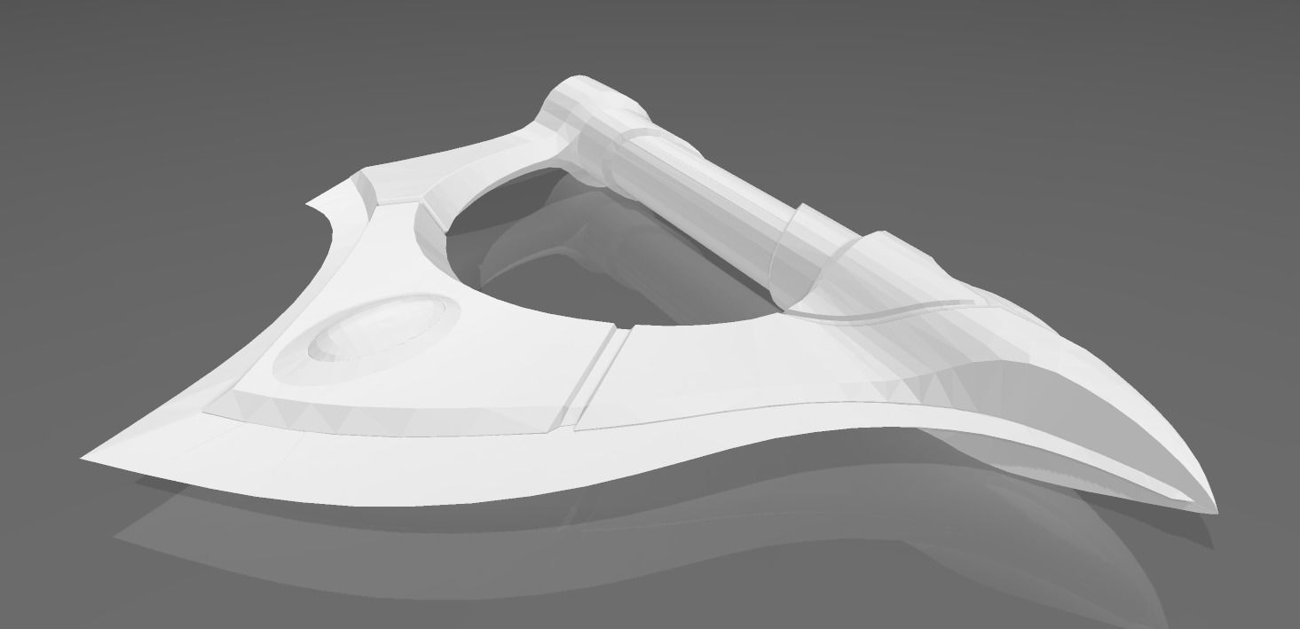 Genesis Arc Melee Knife 3D print model_1