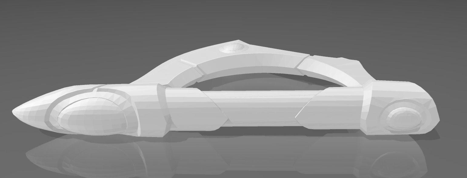 Genesis Arc Melee Knife 3D print model_5