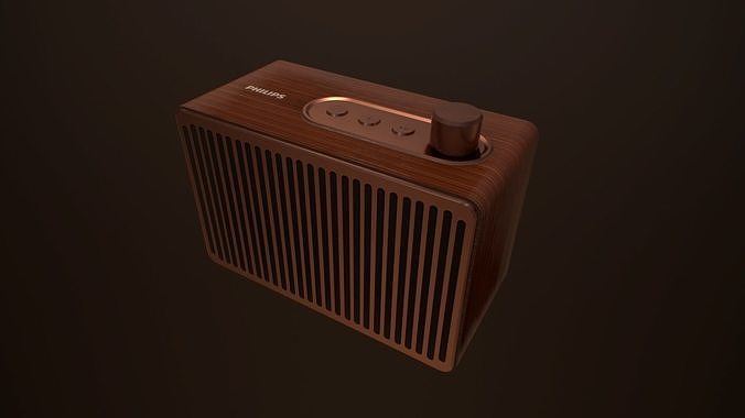 Philips Bluetooth Speaker TAVS500 Low-poly 3D model