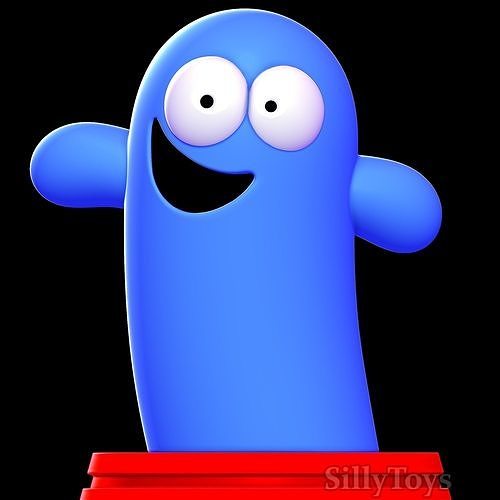 Bloo - Fosters Home for Imaginary Friends Free 3D print model