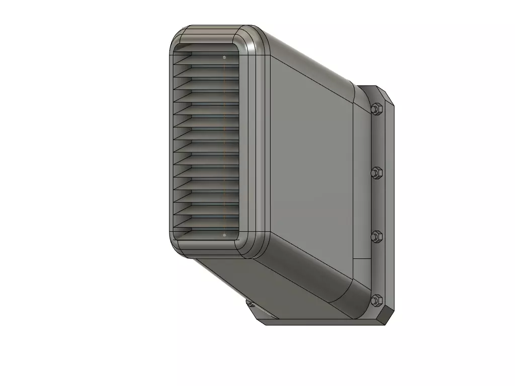 E series Gas Turbine Exhaust Ausf A 3D print model