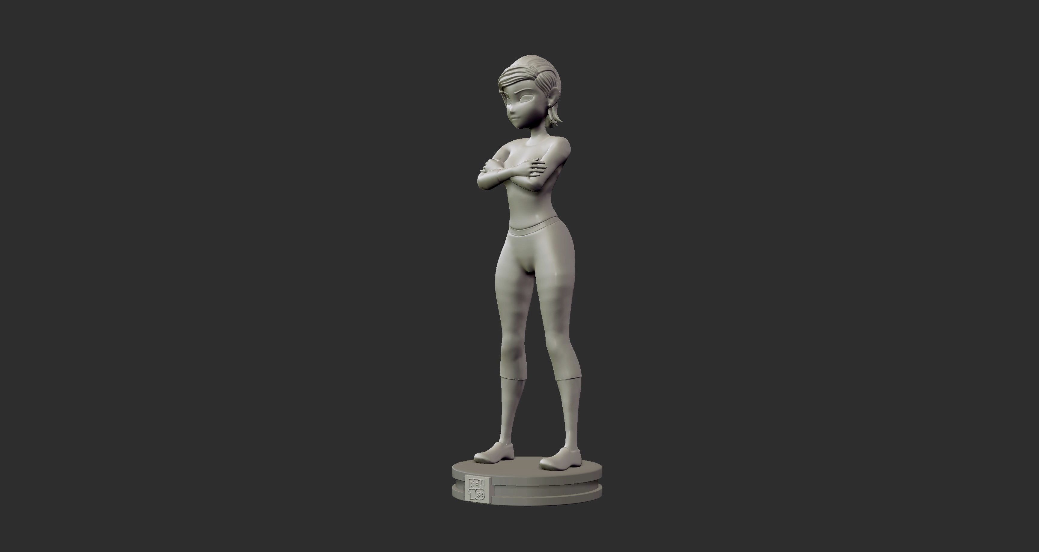Gwen tennyson - ben 10 3d print figure 3D print model_4