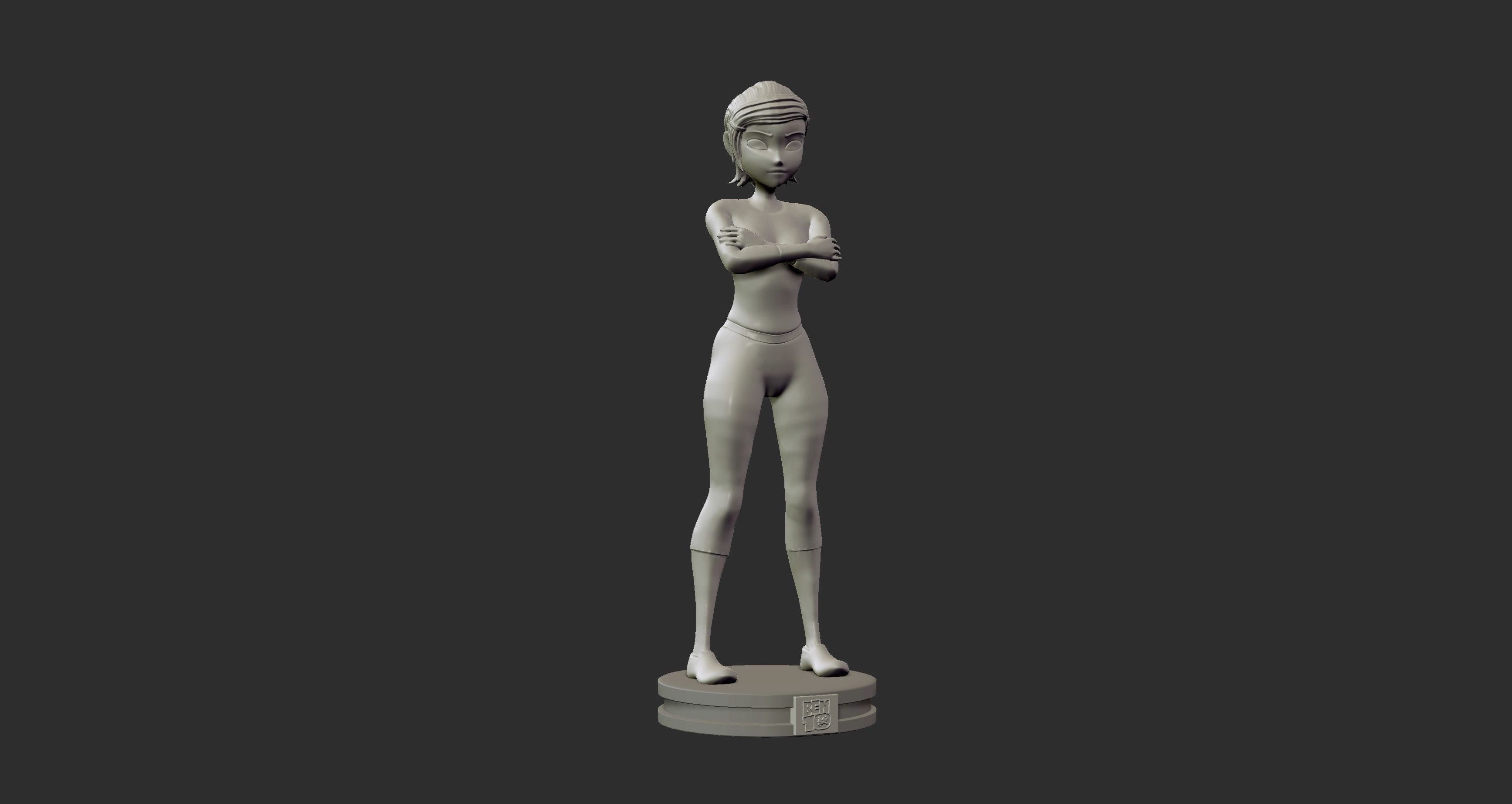 Gwen tennyson - ben 10 3d print figure 3D print model_15
