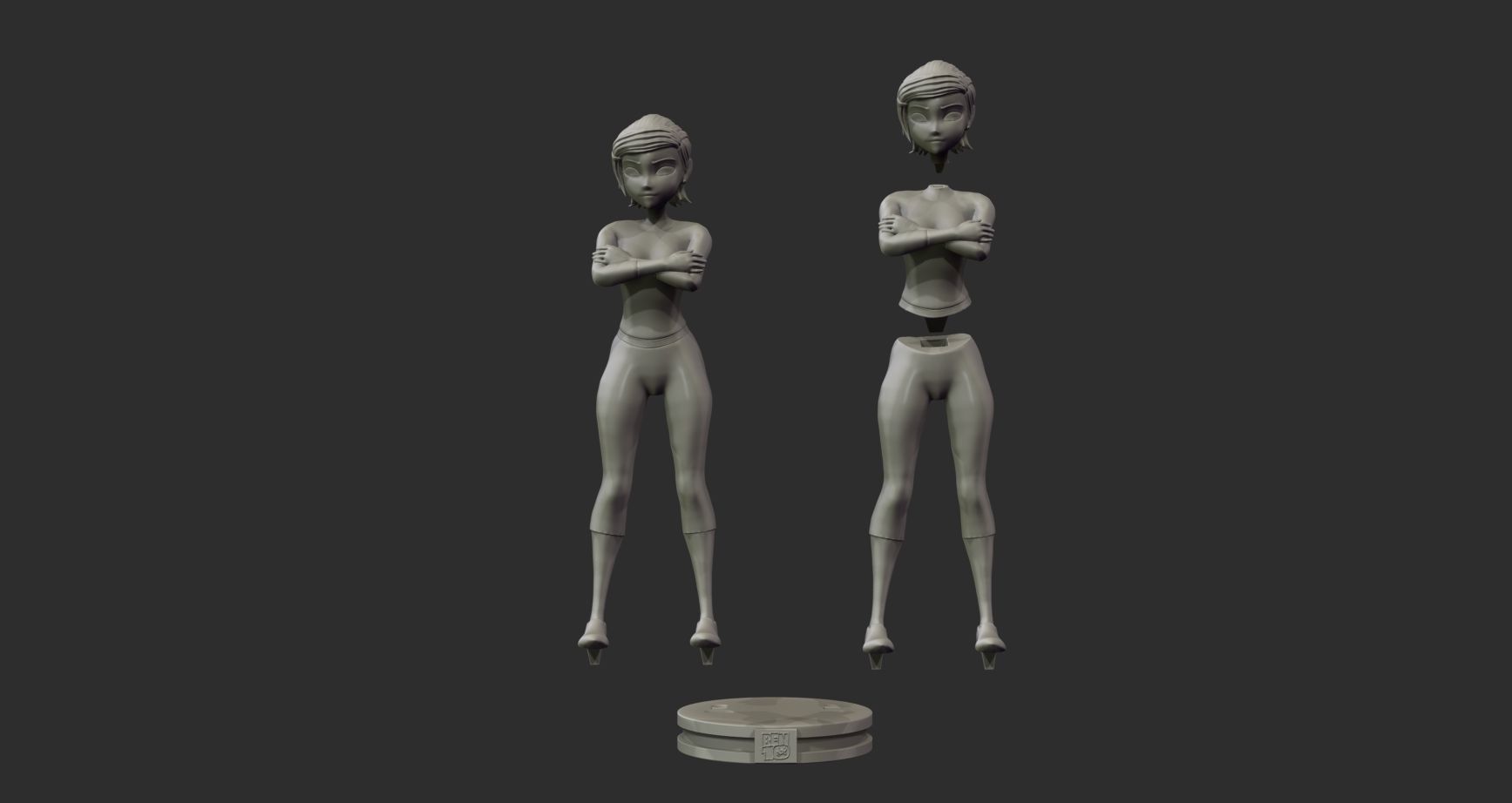 Gwen tennyson - ben 10 3d print figure 3D print model_2