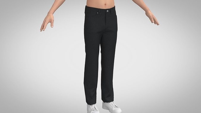 Jeans pants 3D model