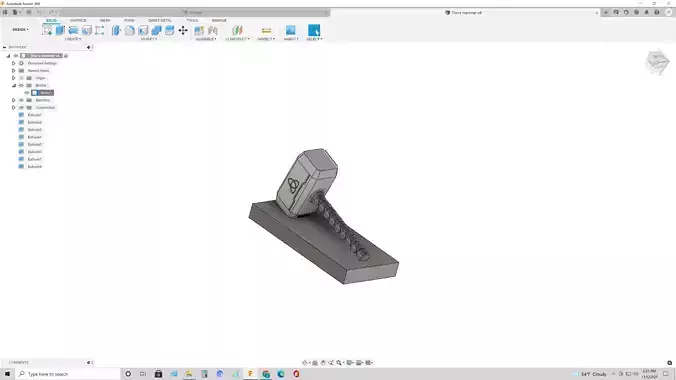 Thor Hammer  3D print model