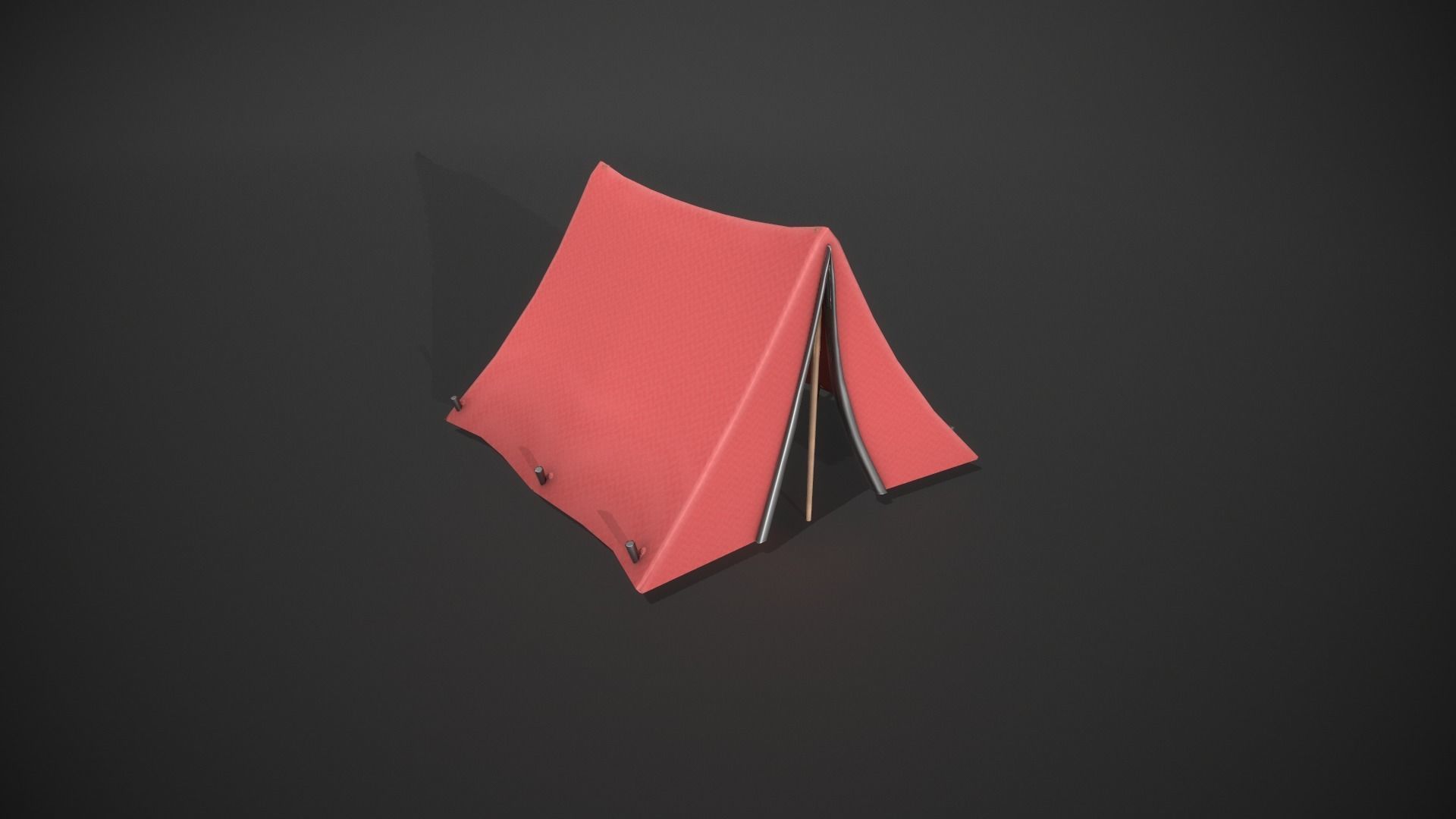 Stylized Camping Prop Pack - 23 Unique Assets Low-poly 3D model_17
