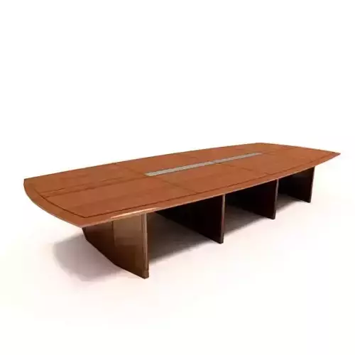 Rectangular Wooden Conference Table