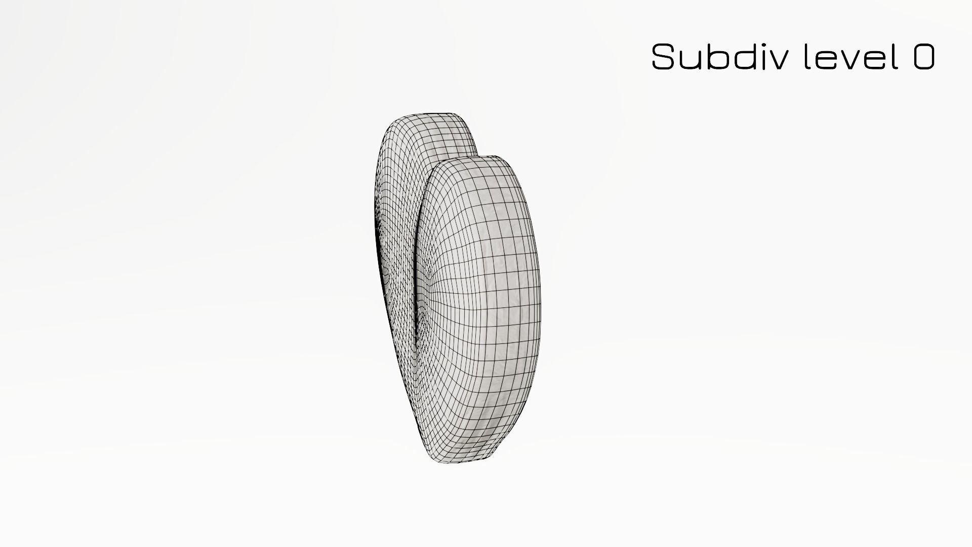 Gingerbread Heart Low-poly 3D model_27