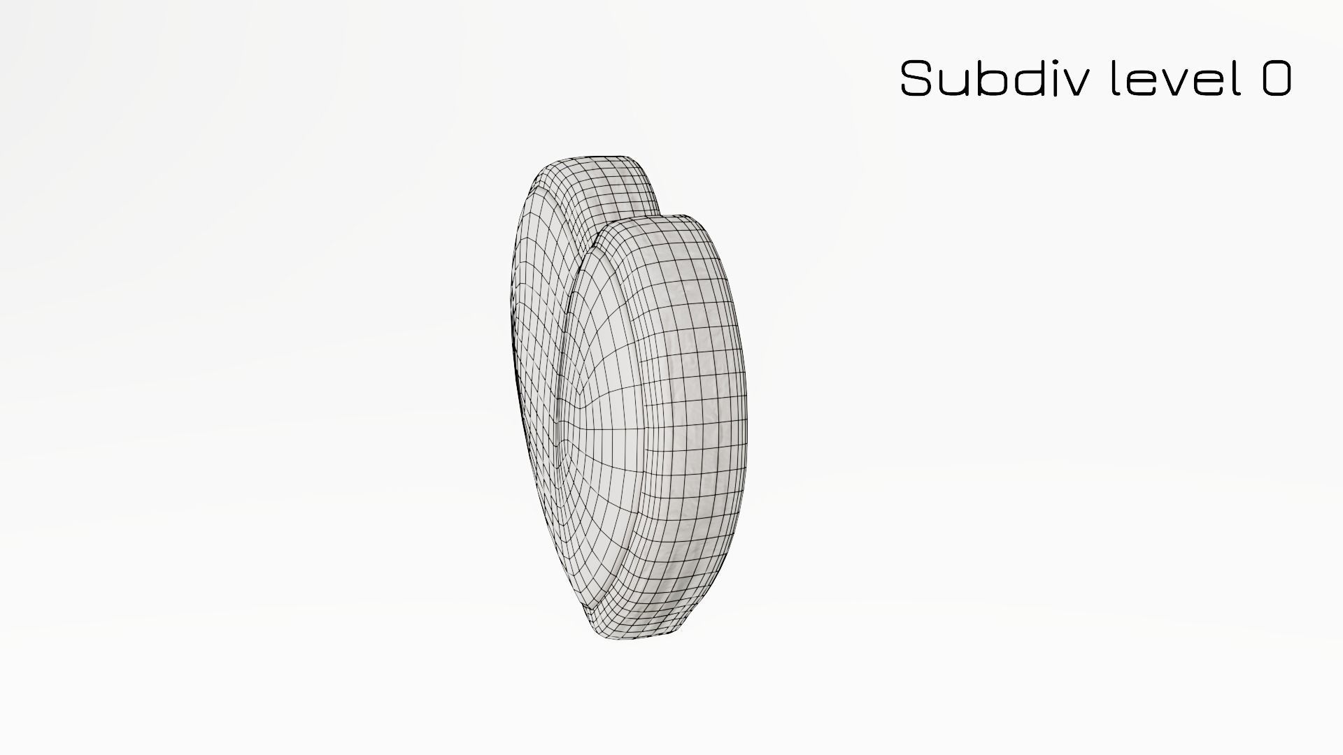 Gingerbread Heart Low-poly 3D model_19