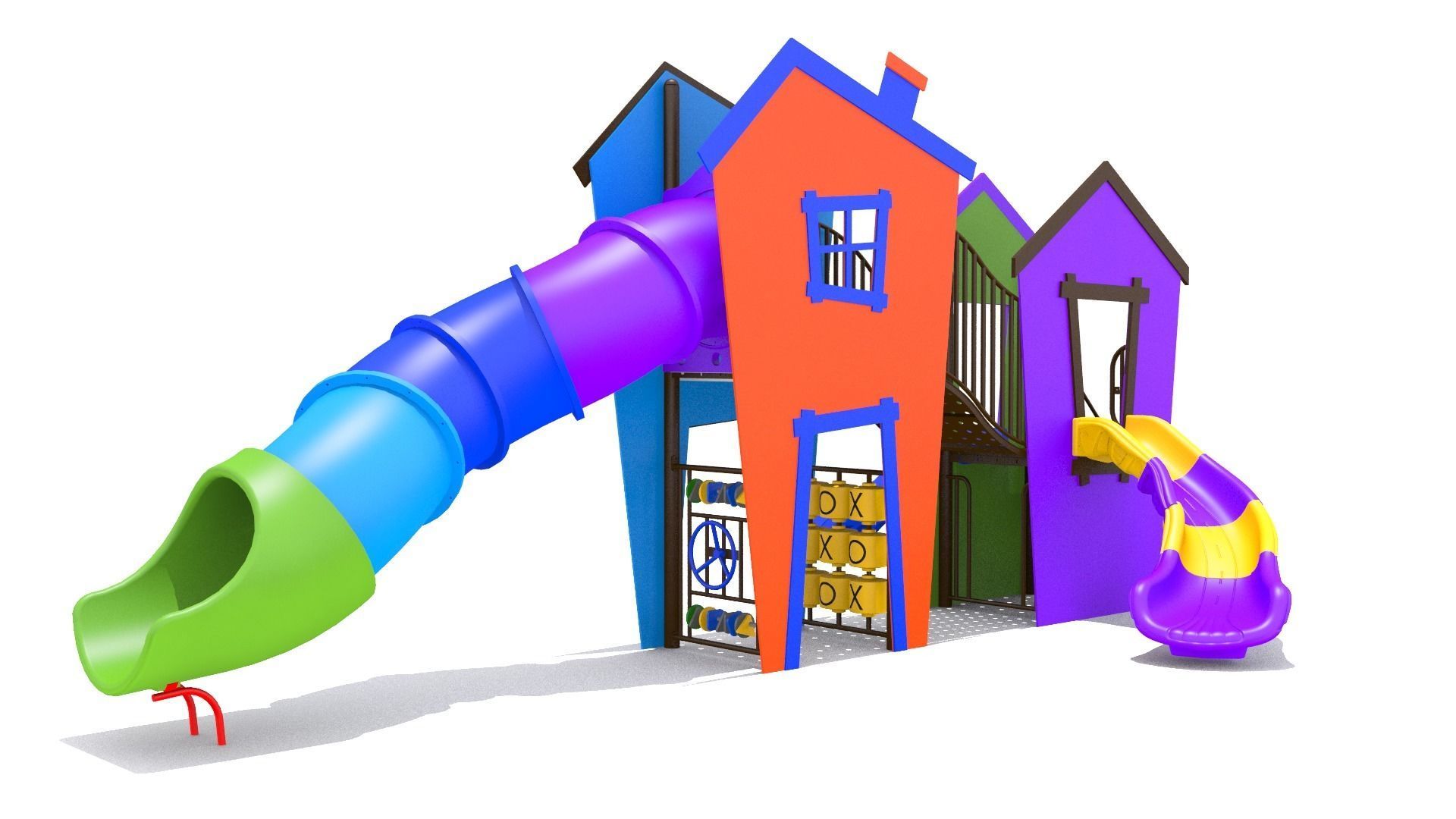 Playground Playhouse 3D model_3