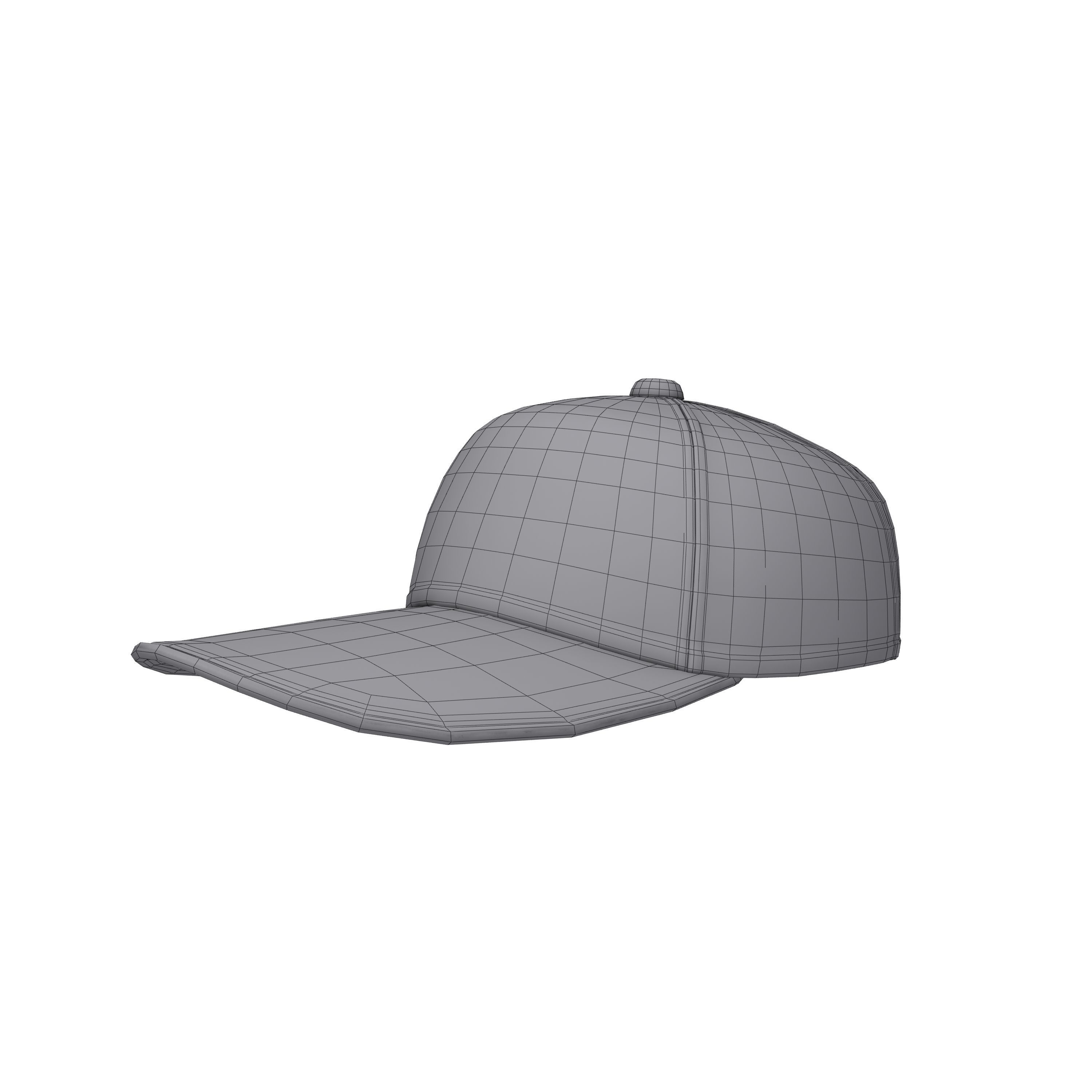 Baseball cap cartoon 3D model | CGTrader