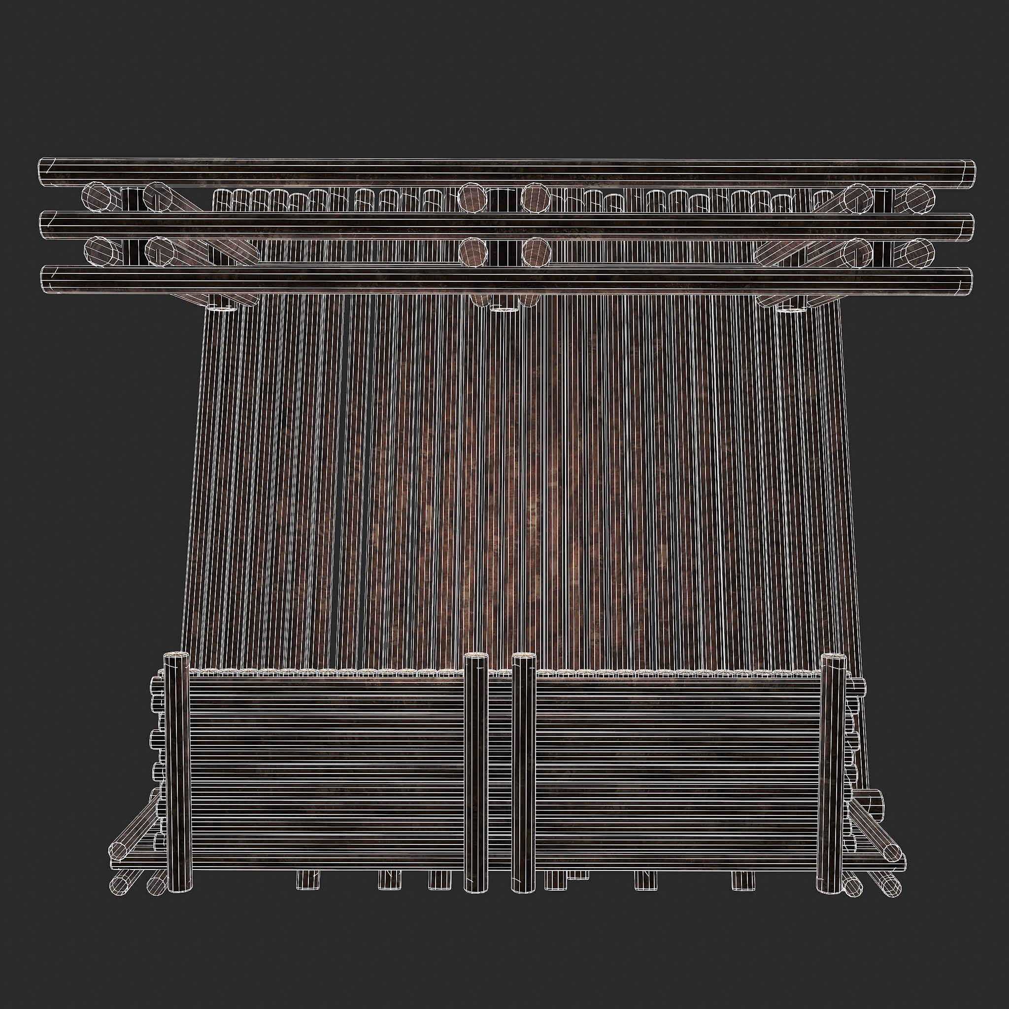 Viking Hut Z Low-poly 3D model_17