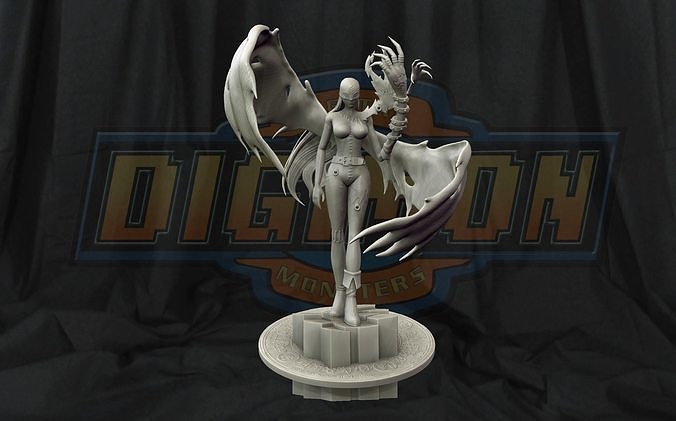 Lady Devimon - Digimon 3d print figure 3D print model