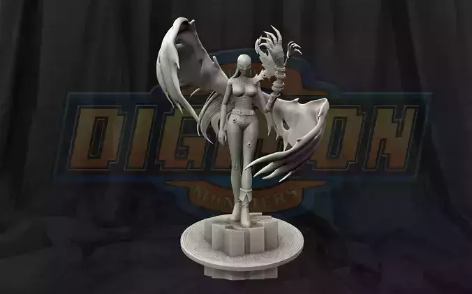 Lady Devimon - Digimon 3d print figure 3D print model