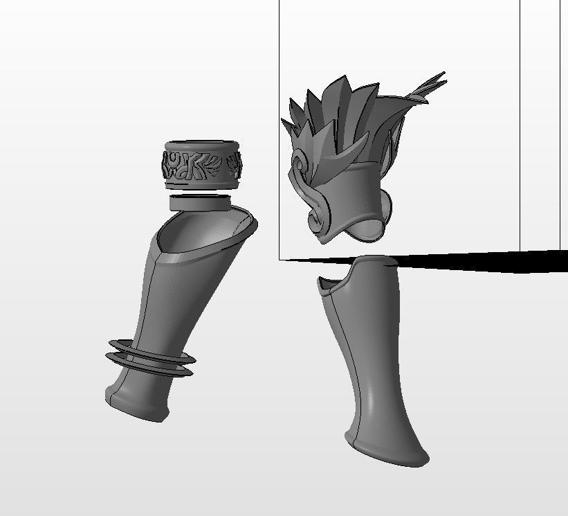 Lady palutena 3D 3D print model_15