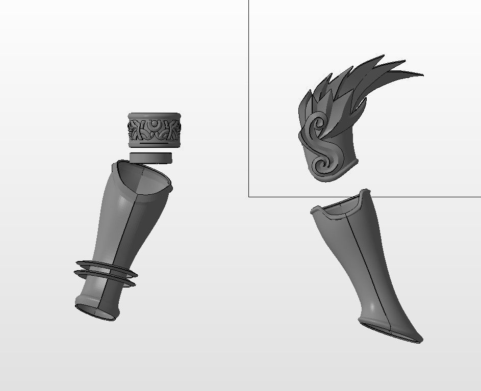 Lady palutena 3D 3D print model_14