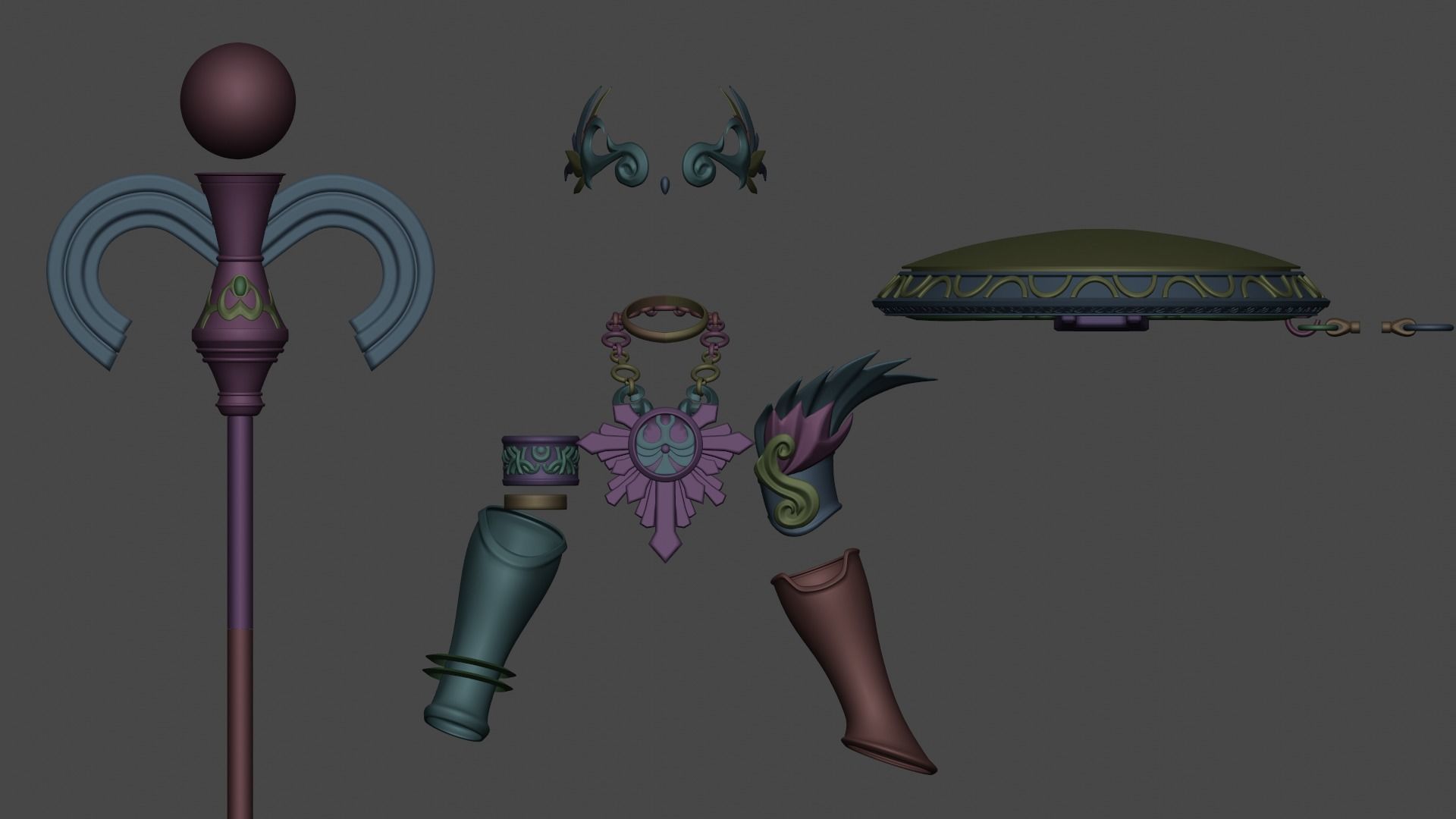 Lady palutena 3D 3D print model_9